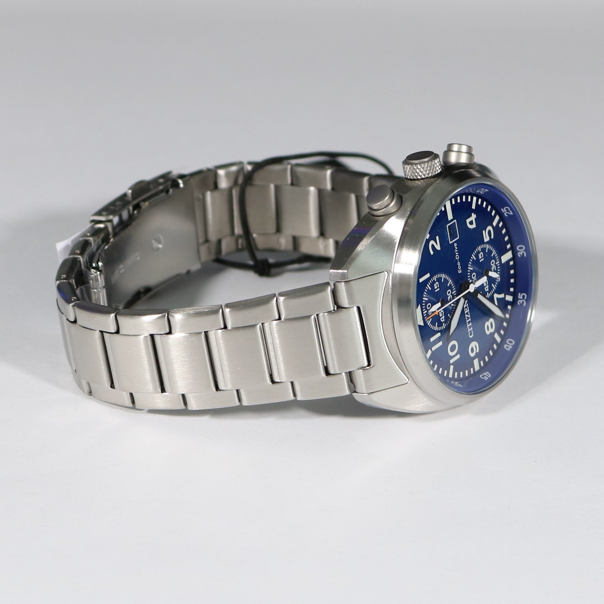 Citizen Eco-Drive Blue Dial Stainless Steel Men's Sports Watch CA7040-85L