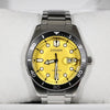 Citizen Eco Drive Yellow Dial Stainless Steel Men's Dress Watch AW1760-81Z