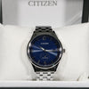 Citizen Eco-Drive Men's Elegant Blue Dial Stainless Steel Watch BV1111-75L