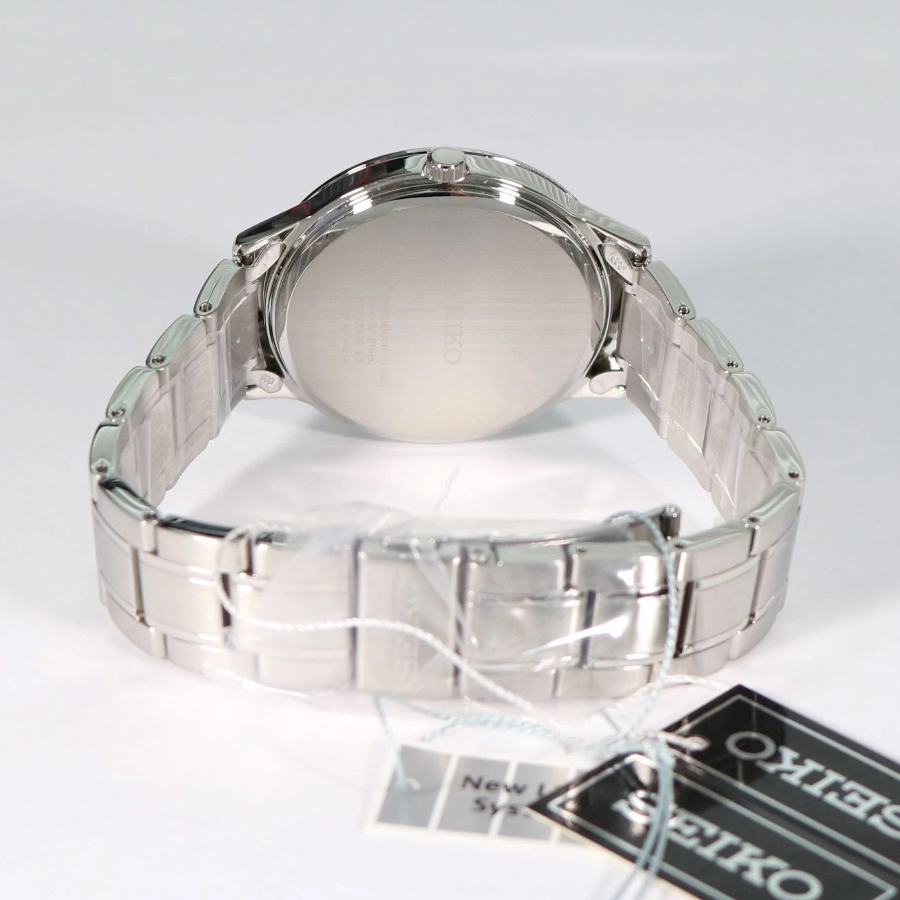 Seiko Classic Quartz Stainless Steel White Dial Men s Watch SGEH79P1 Chronobuy