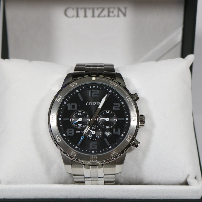Citizen Men's Chronograph Black Dial Quartz Watch AN8130-53E