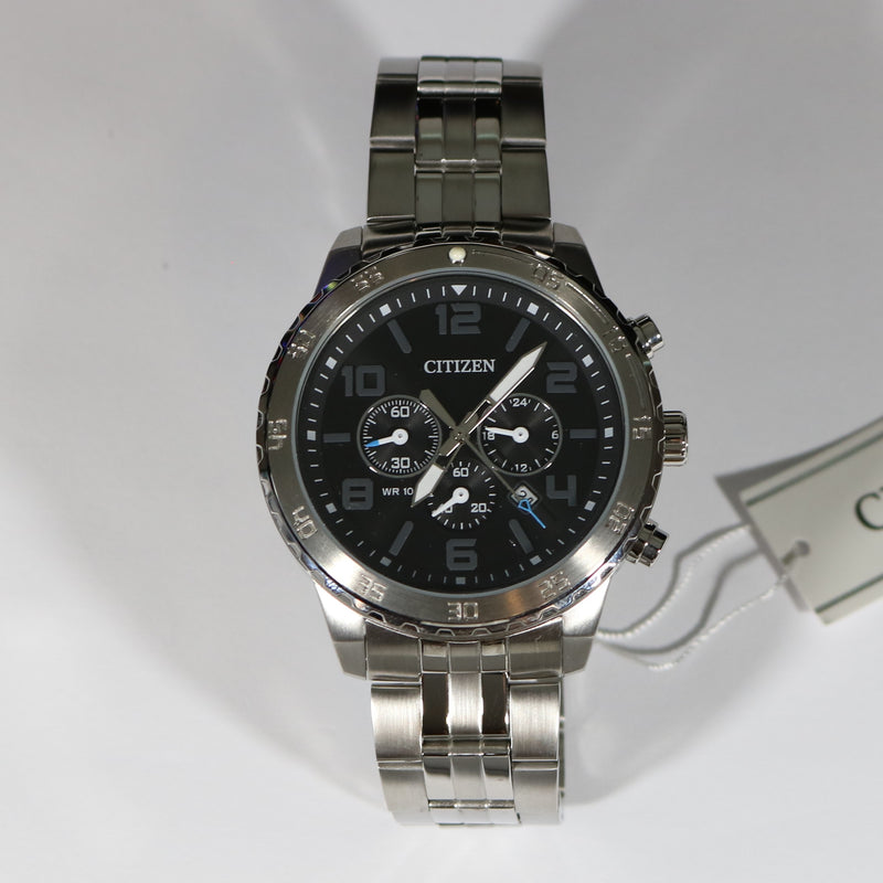 Citizen Men's Chronograph Black Dial Quartz Watch AN8130-53E