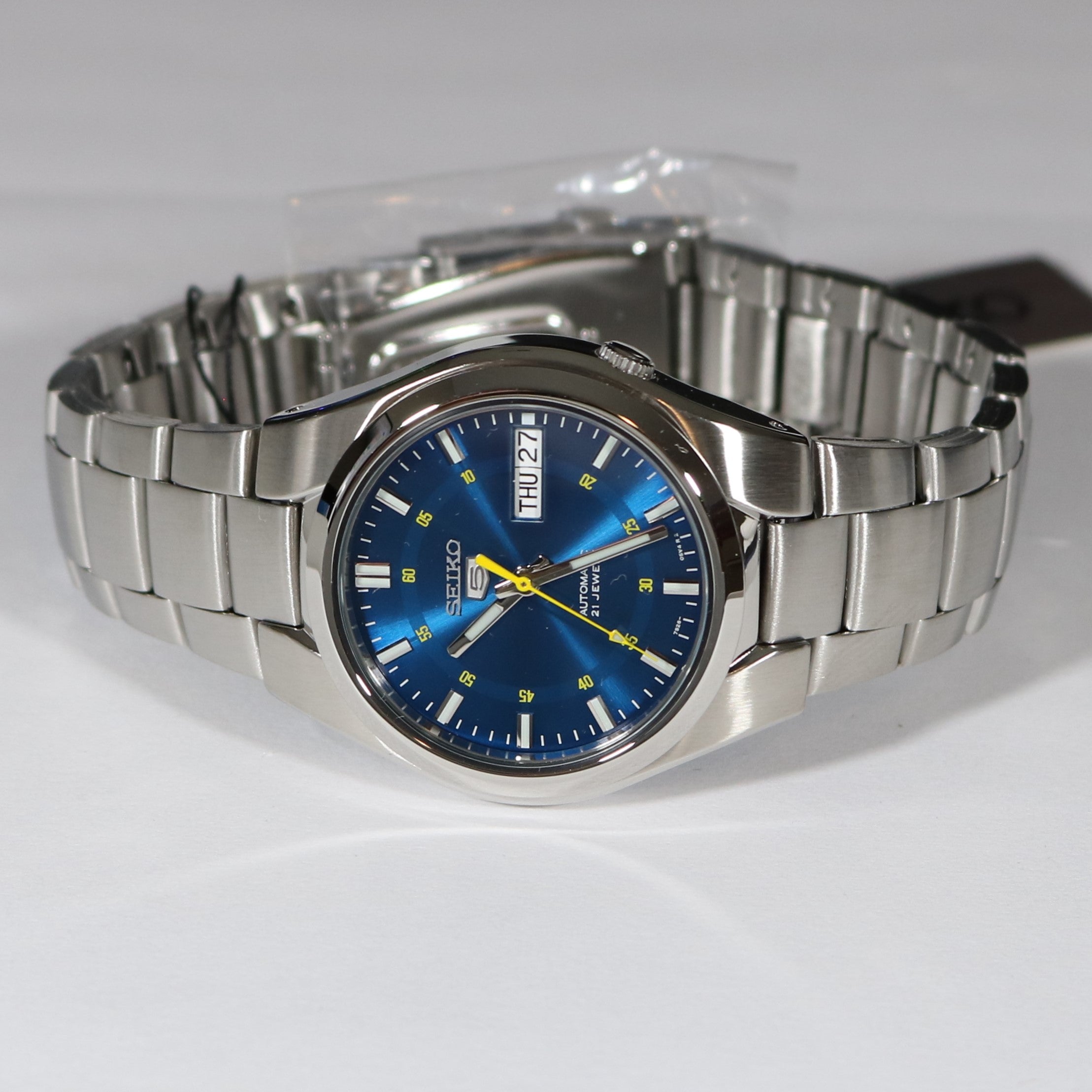 Seiko 5 Men's Automatic Stainless Steel Blue Dial SNK615K1 – Chronobuy