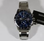 Citizen Chronograph Quartz Blue Dial Men's Stainless Steel Analog Watch AN3600-59L - Chronobuy
