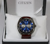 Citizen Men's Paradex Blue Dial Leather Strap Watch BU4011-11L - Chronobuy