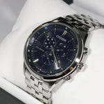 Citizen Eco Drive Blue Dial Chronograph Men's Dress Watch AT2141-52L