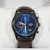 Lorus Blue Dial Stainless Steel Blue Dial Leather Strap Men's Watch RM397FX9