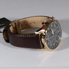 Citizen Men's Eco-Drive Brown Leather Strap Dress Watch AT2393-17H - Chronobuy