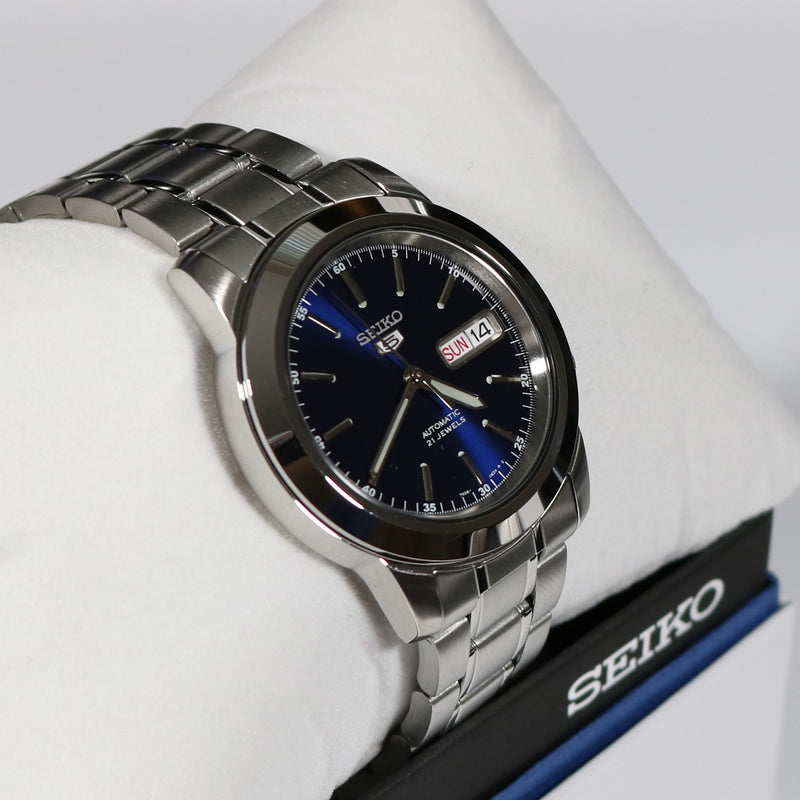 Mob evaluerbare Arkæolog Seiko 5 Blue Dial Stainless Steel Men's Watch SNKE51K1 – Chronobuy