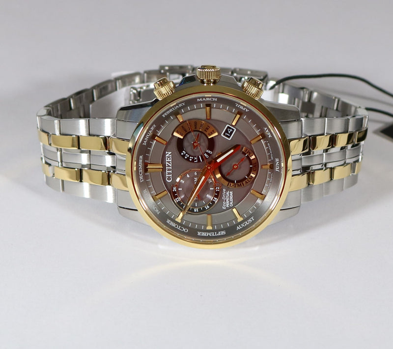 Citizen Eco-Drive Perpetual Calendar Sapphire Dress Men's Watch BL8144-89H - Chronobuy