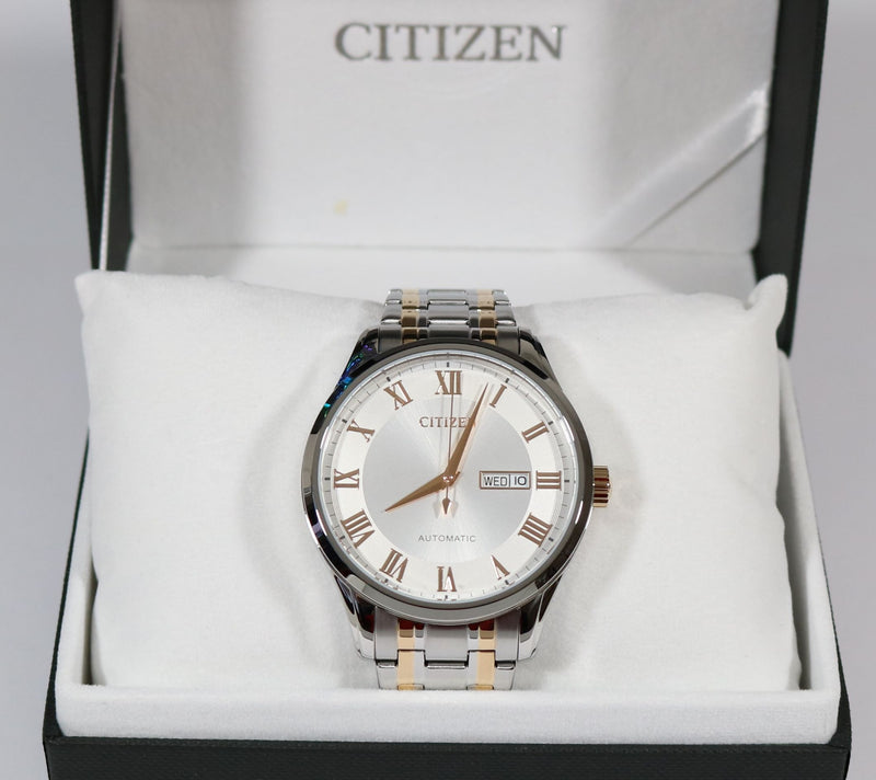 Citizen Two Tone Automatic Stainless Steel Men's Watch NH8366-83A - Chronobuy