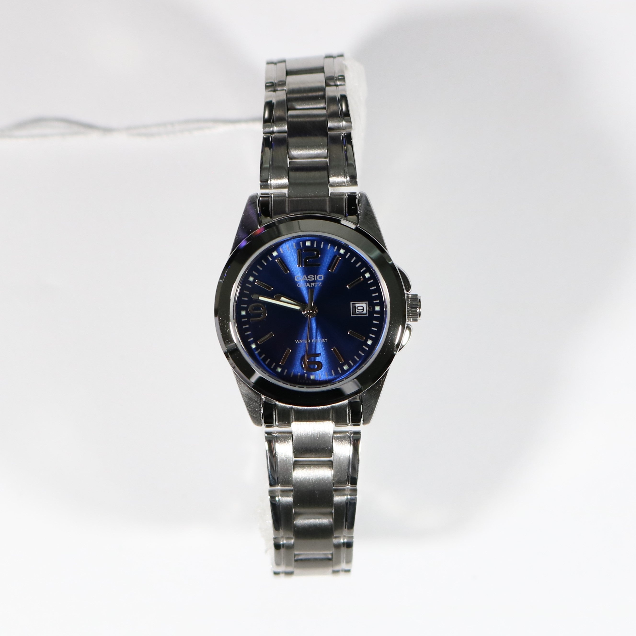 Casio Women's Blue Dial Stainless Steel Watch LTP-1259PD-2A