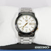 Seiko 5 Men's Automatic White Dial Stainless Steel Watch SNKK07K1