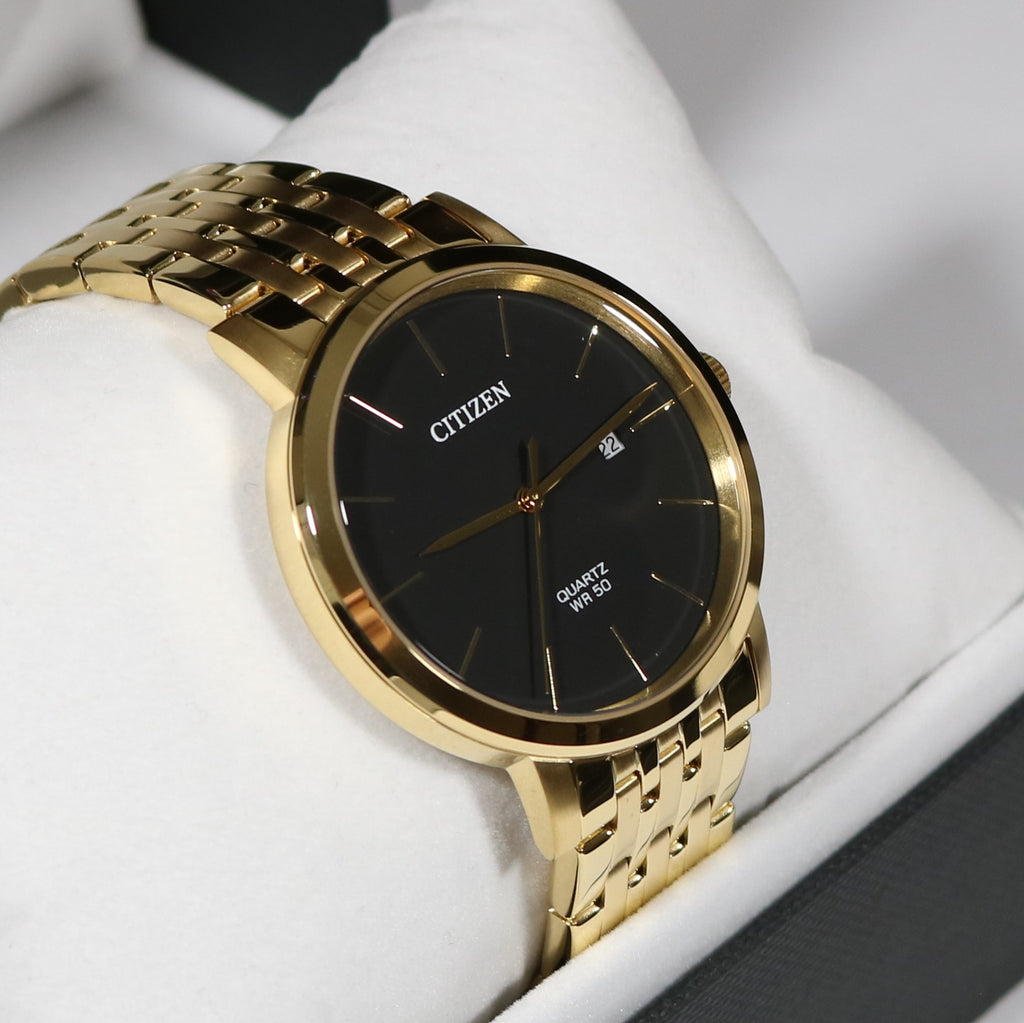 Citizen Quartz Men\'s Gold Tone Stainless Steel Watch BI5072-51E – Chronobuy