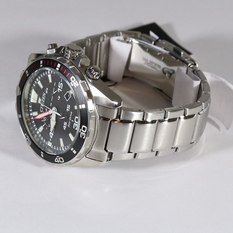 Citizen Chronograph Wristwatch Eco-Drive Solar Men's Watch AT2430-80E - Chronobuy