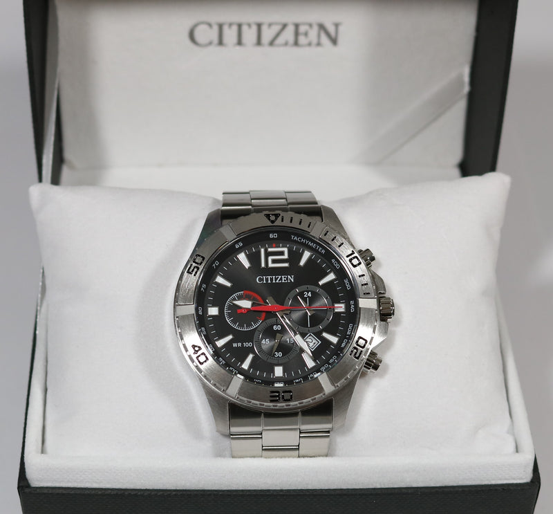Citizen Men's Silver Stainless Steel Quartz Watch AN8120-57E - Chronobuy