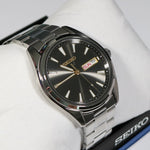 Seiko Quartz Grey Dial Stainless Steel Men's Watch SUR343P1