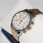 Seiko Quartz Women's White Dial Chronograph Watch SNDW86P1