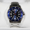 Casio Men's Blue Dial Stainless Steel Sports Watch MTD-1053D-2A