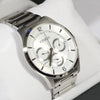 Citizen Men's Silver Stainless Steel White Dial Quartz Watch AG8351-86A  ﻿ - Chronobuy