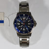 Casio Men's Blue Dial Stainless Steel Sports Watch MTD-1053D-2A