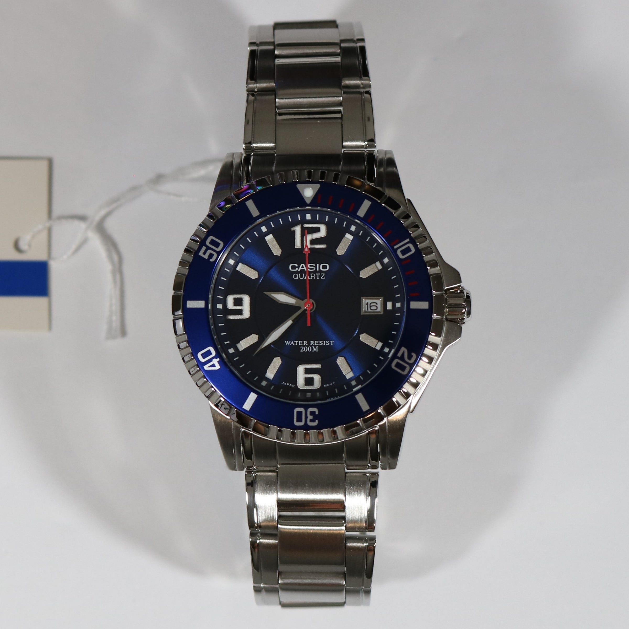Casio Men\'s Blue Dial Stainless Steel Sports Watch MTD-1053D-2A – Chronobuy | Quarzuhren