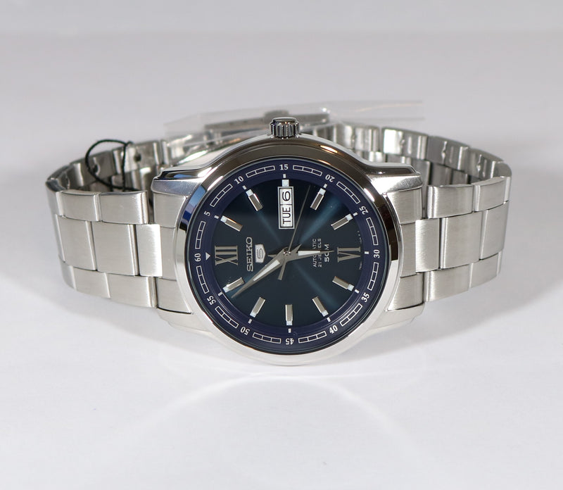 Seiko 5 Blue Dial Day Date Automatic Men's Watch SNKP17K1 - Chronobuy