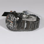 Seiko Quartz Men's Black Stainless Steel Chronograph Sports Watch SSB399P1