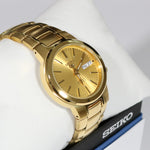 Seiko 5 Gold Automatic 21 Jewels Men's Stainless Steel Watch SNKA10K1