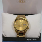 Seiko 5 Sports Gold Automatic Day Date Men's Watch SNKE06K1 - Chronobuy