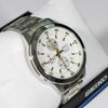 Seiko Chronograph White Dial Two Tone Stainless Steel Men's Watch SKS643P1