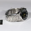 Seiko Quartz Stainless Steel Chronograph Black Dial Men's Watch SSB087P1