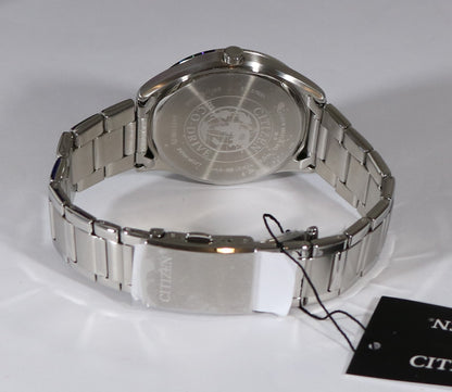 Citizen Eco Drive Black Dial Elegant Stainless Steel Men's Watch BM7350-86E - Chronobuy