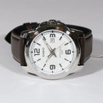 Casio Quartz Stainless Steel White Dial Men's Watch MTP-1314PL-7AVEF