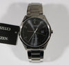 Citizen Eco Drive Black Dial Elegant Stainless Steel Men's Watch BM7350-86E - Chronobuy