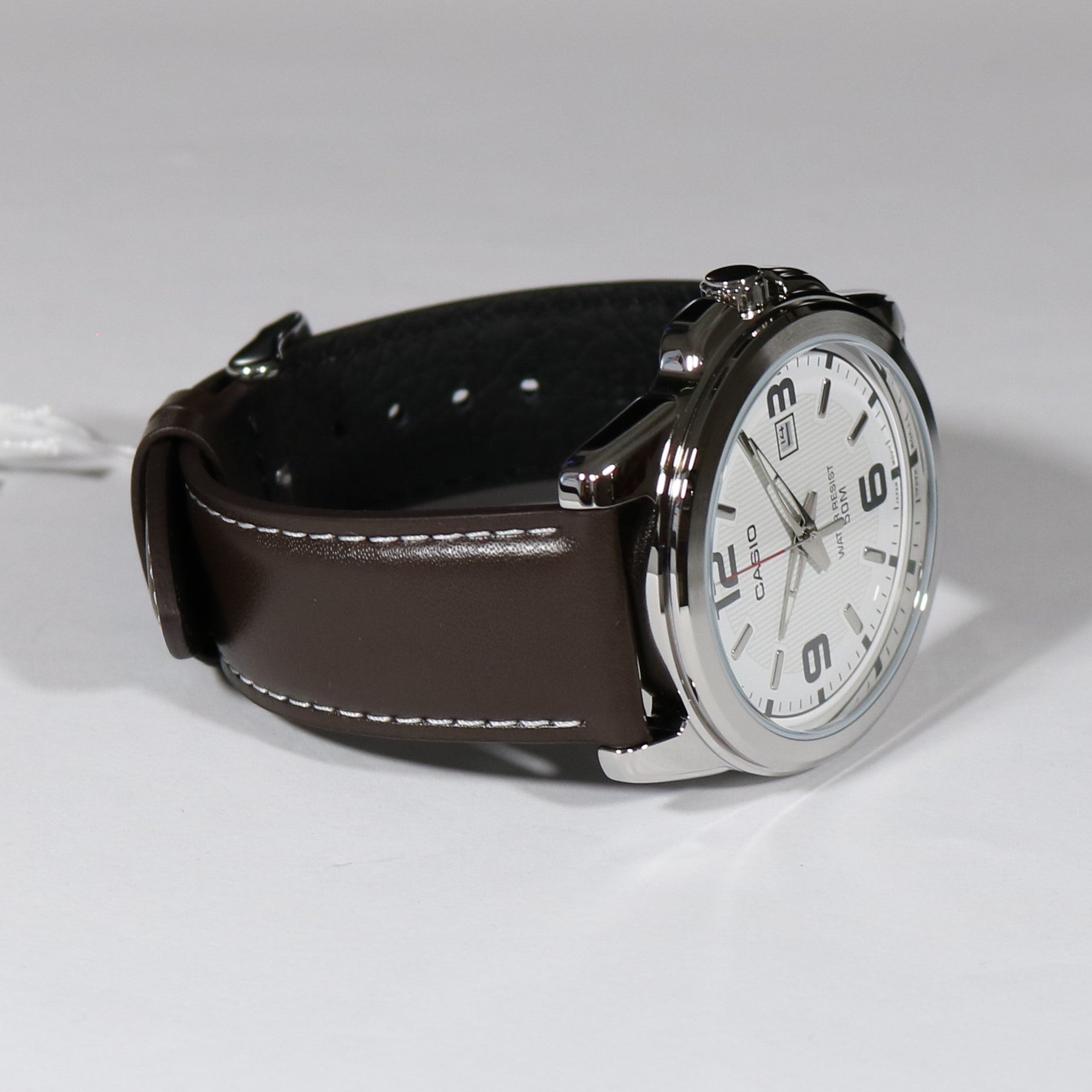Casio Quartz Stainless Steel White Dial Men's Watch MTP-1314PL-7AVEF