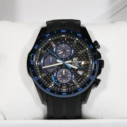 Casio Edifice Solar Black Dial Chronograph Men's Watch EQS-900PB-1BVUEF