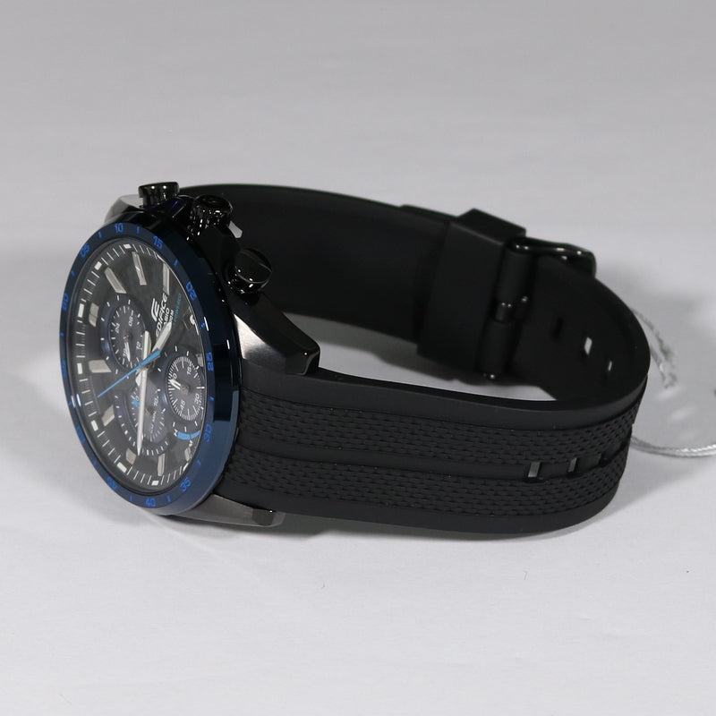 Casio Edifice Solar Black Dial Chronograph Men's Watch EQS-900PB-1BVUEF