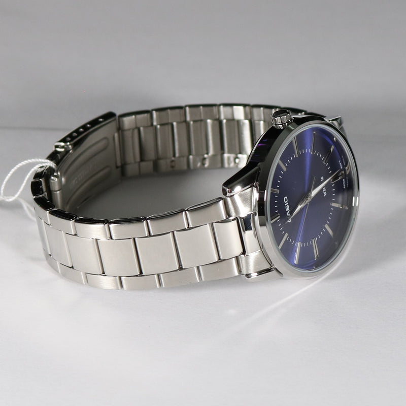 Casio Blue Dial Stainless Steel Men's Dress Watch MTP-1303PD-2AVEF