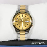 Seiko 5 Automatic Two Tone Day Date Men's Watch SNK792K1