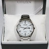 Citizen Eco Drive White Dial Elegant Stainless Steel Men's Watch BM7350-86A - Chronobuy