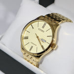 Citizen Automatic Gold Tone Stainless Steel Men's Watch NH8352-53P - Chronobuy