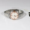 Seiko Quartz Diamond Accents Bezel Pearl Dial Watch SRZ514P1
