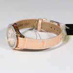 Seiko Women's Quartz Rose Gold Tone Crystal Bezel Watch SRZ388P1
