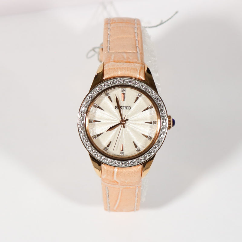 Seiko women's rose deals gold watches