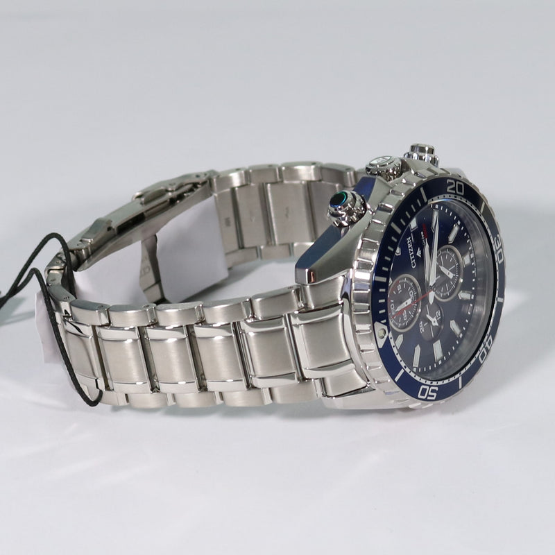 Citizen Men's Eco Drive Promaster Blue Dial Chronograph Watch CA0710-82L - Chronobuy