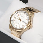 Citizen Men's Rose Gold Tone Automatic White Dial Watch NH8373-88A - Chronobuy