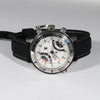 TX Stainless Steel White Textured Dial Fly Back Chronograph Men's Watch T3C417