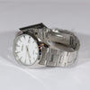 Seiko Men's Classic Stainless Steel White Dial Quartz Watch SUR205P1 - Chronobuy