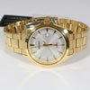 Seiko Men's Stainless Steel Gold Tone White Dial  Quartz Watch SUR212P1 - Chronobuy